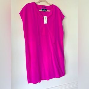 C. Wonder Hot Pink Silk Dress